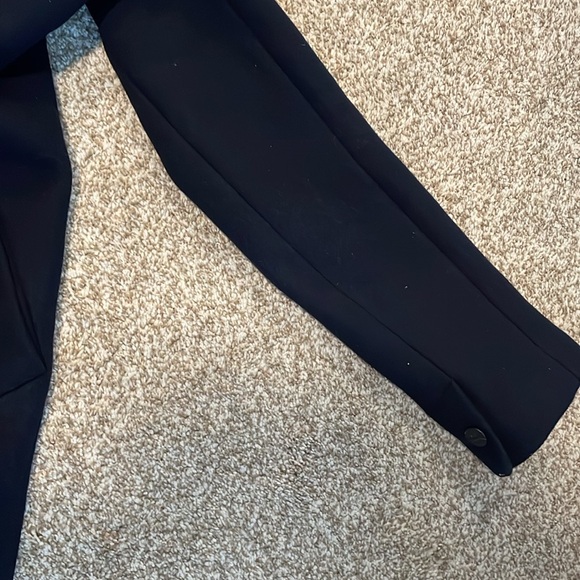 Zara Outerwear | Midi Trench Coat | Dark Blue - Picture 7 of 9